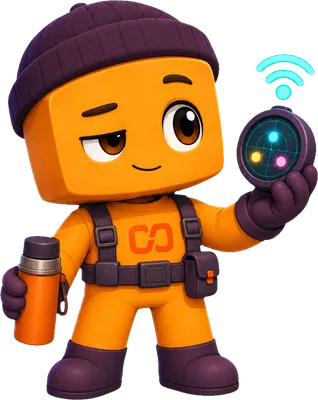 browserSib in a beanie, holding a scanner